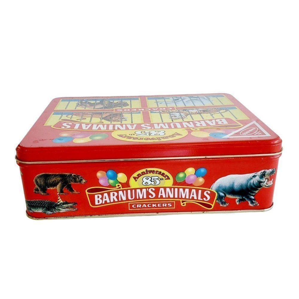 1987 Nabisco 85th Anniversary Barnum's Animal Crackers Tin Box - Picture 3 of 11